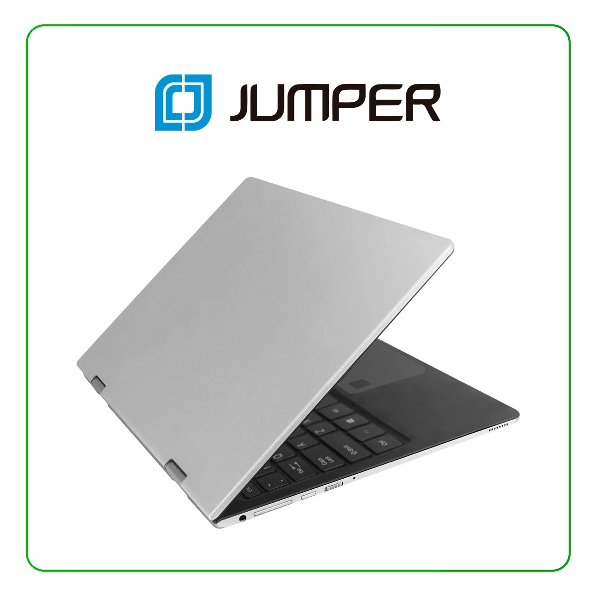 LAPTOP JUMPER EZBOOK X1 YOGA INTEL CELERON QUAD CORE J3455 / 6GB RAM /128GB ROM / 11.6″ TACTIL HD – IPS / INTEL UHD GRAPHICS / COLOR PLATA