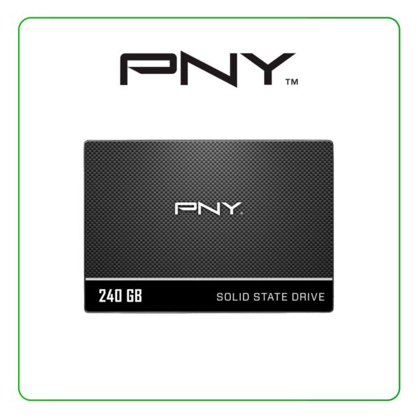 DISCO SOLIDO PNY CS900 240GB SATA 3/ 2.5" / BLACK (SSD7CS900-240-RB)