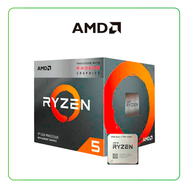 PROCESADOR AMD RYZEN 5 PRO 4650G (OEM) 3.7GHZ MAX 4.2GHZ / 65W / AM4 ( 100-100000143MPK )