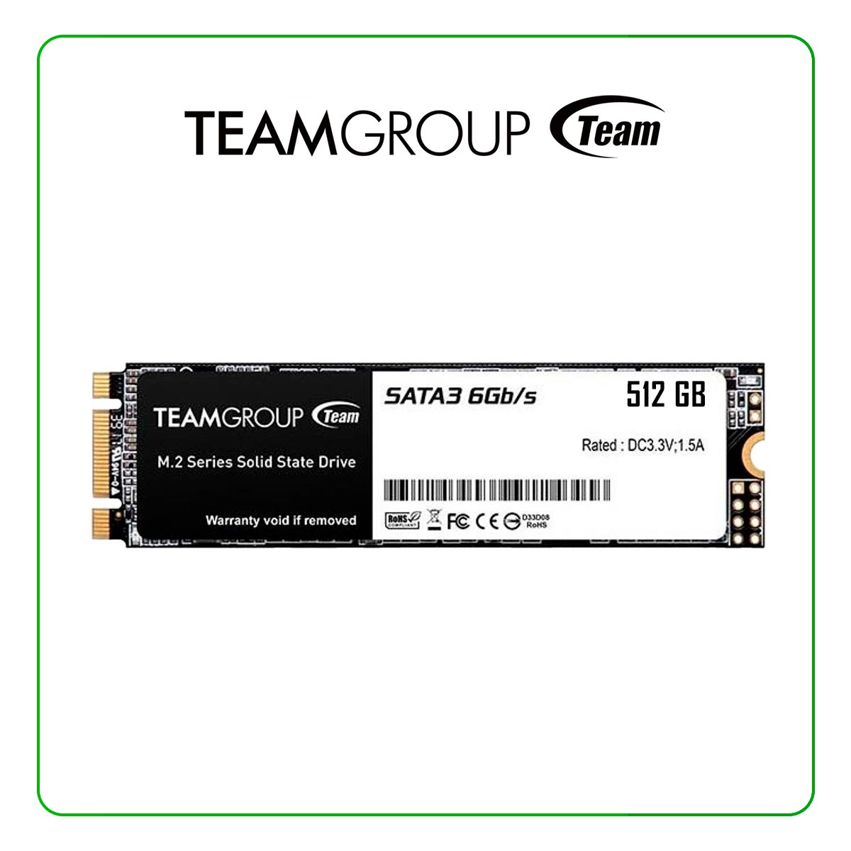 DISCO DURO SOLIDO TEAMGROUP MS30 512GB M.2 2280/ SATA III 6Gb/s (TM8PS7512G0C101)