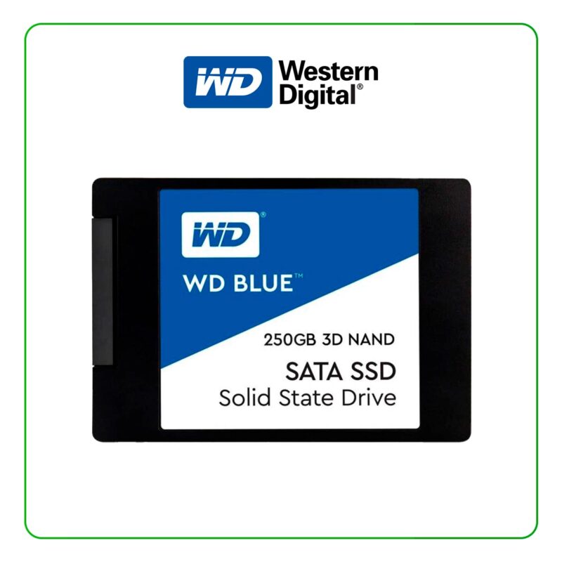 DISCO SOLIDO WESTERN DIGITAL BLUE 250GB / SATA 6Gb/s / 2.5" / 7MM (WDS250G2B0A)