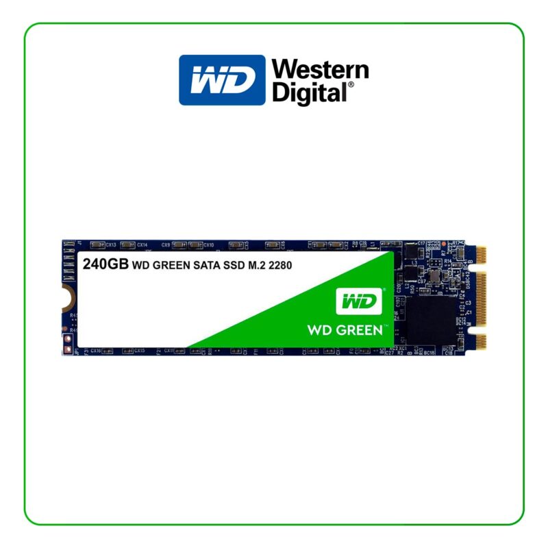 DISCO SOLIDO WESTERN DIGITAL GREEN 240GB M.2 2280/ SATA III 6.0 GB/S WDS240G2G0B