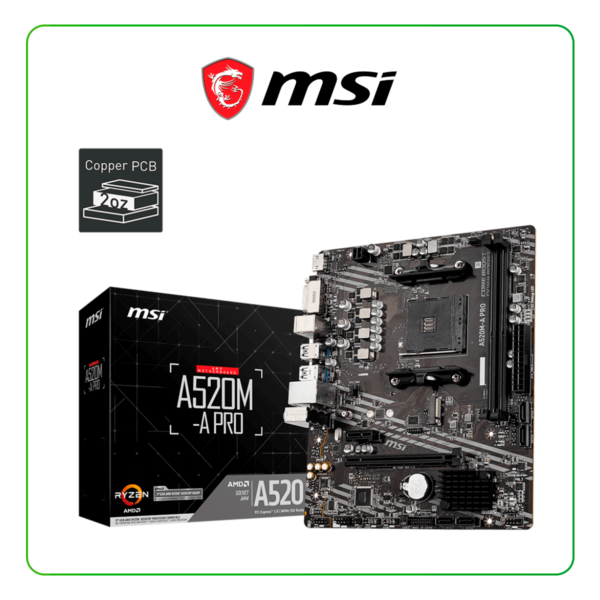 PLACA MSI A520M-A PRO AMD AM4/ DDR4 ( A520M-A PRO )