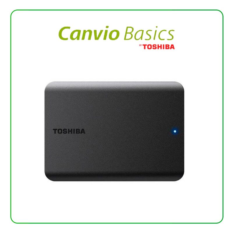 DISCO DURO EXTERNO 1TB TOSHIBA CANVIO BASIC BLACK HDD - USB 3.0 - COMPATIBLE USB 2.0 - HDTB510XK3AA