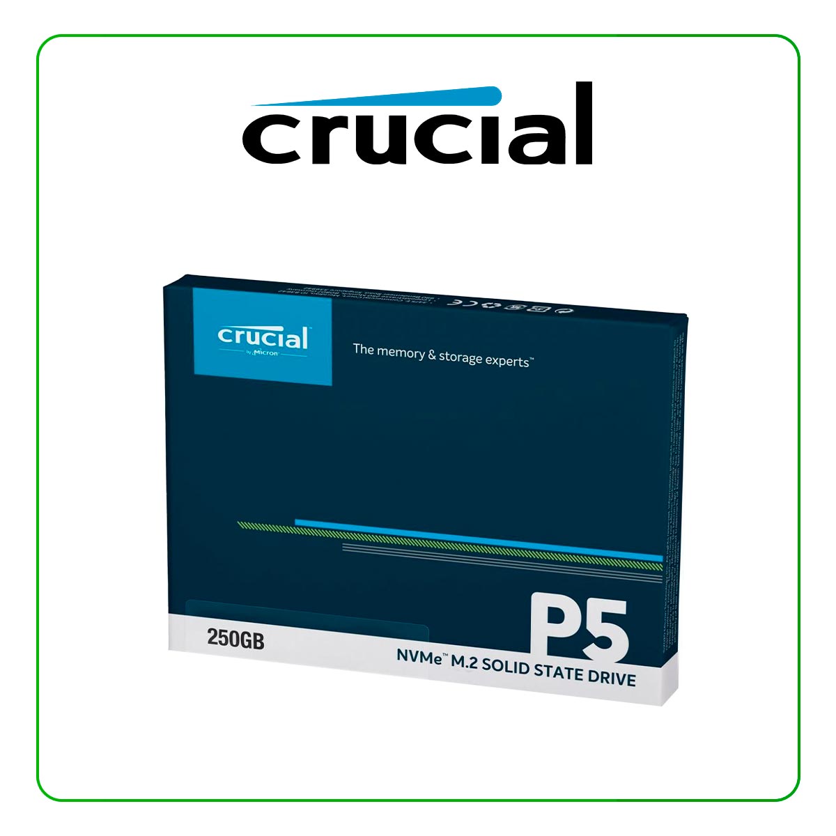 DISCO SOLIDO CRUCIAL P5 250GB M.2 PCIe NVME (CT250P5SSD8)
