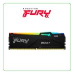 MEMORIA KINGSTON FURY BEAST 8GB DDR5-5200MHZ PC5-41600, CL40, 1.25V, 288-PIN, XMP 3.0, RGB ( KF552C40BBA-8 )