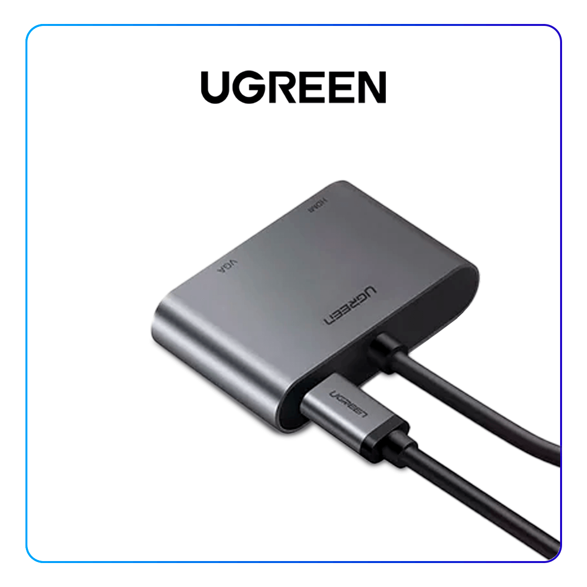 UGREEN ADAPTADOR USB-C A HDMI/VGA CM162 ( 50505 )