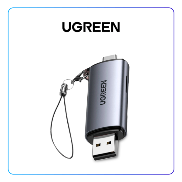 UGREEN LECTOR DE TARJETAS USB 3,0 Y TIPO C A SD, MICRO SD, TF CARD CM185 ( 50706 )