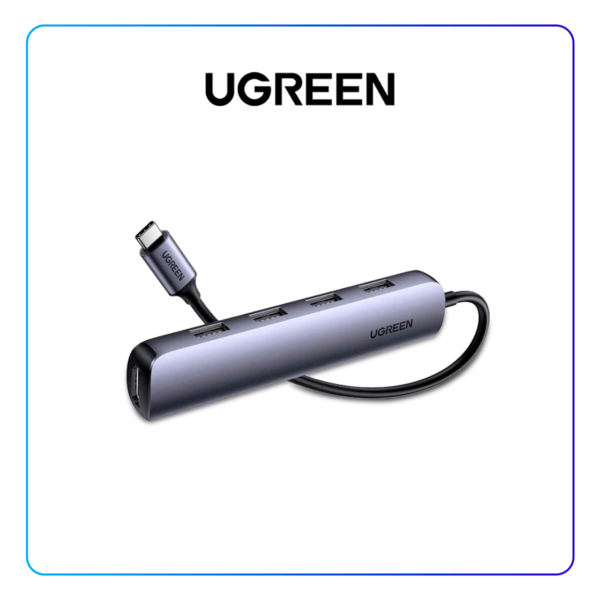 UGREEN ADAPTADOR HUB USB-C ULTRA DELGADO 5 EN 1 CM417 ( 20197 )