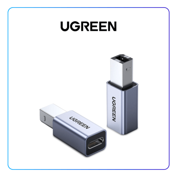 UGREEN ADAPTADOR USB-C HEMBRA A USB-B 2.0 MACHO US382 ( 20120 )