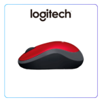 MOUSE LOGITECH M185 WIRELESS RED (910-003635)