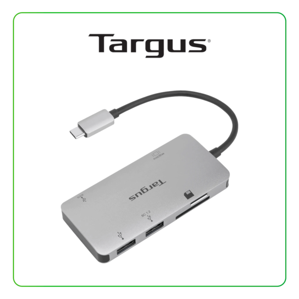 ADAPTADOR TARGUS USB-C MULTI-PORT HDMI/CARD READER/USB 100W PD (ACA953USZ)