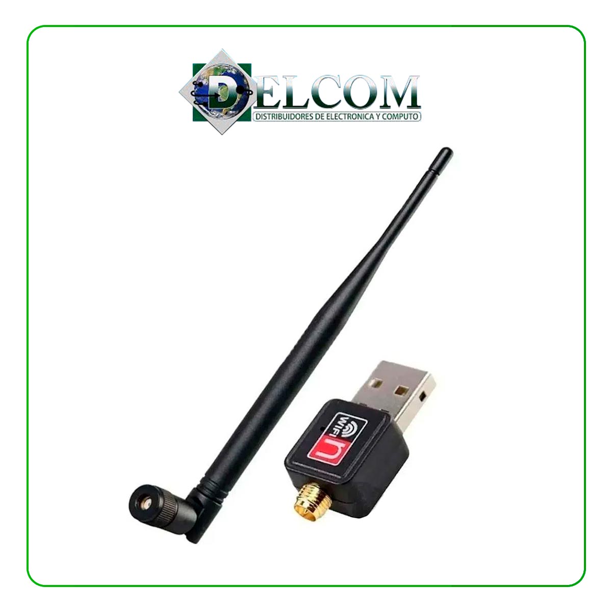 ADAPTADOR DELCOM USB 2.0 WIFI WIRELESS 802.11N 600MBPS