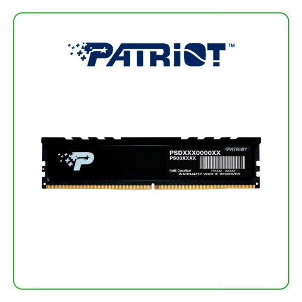MEMORIA RAM PATRIOT SIGNATURE PREMIUM CL40 16GB DDR5 (1x16GB) 4800MHZ 1.1V (S00025)