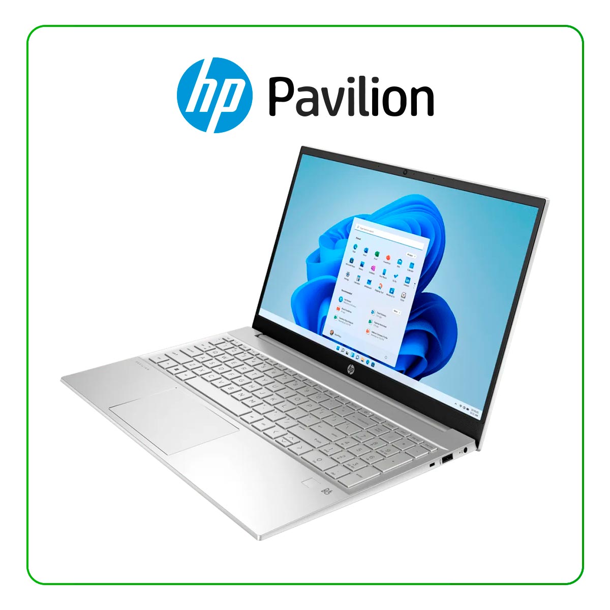 LAPTOP HP PAVILION 15-EG0501LA (6R3R7LA#ABM) INTEL CORE I5 1135G7 / 8GB RAM / 512GB SSD / 15.6″ FHD (1920x1080) / INTEL IRIS XE GRAPHICS / WINDOWS 11