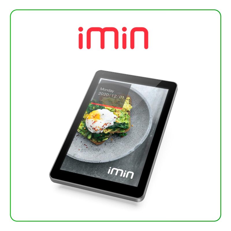 IMIN M2 MAX TABLET POS - ANDROID 11 GO/ 8-CORE, 1.8GHZ / 2GB RAM + 16GB ROM / 8" HD / 0.3MP CAMERA / 58MM PRINTER / 7.4V 2600MAH BATTERY / SPEAKER / DUAL NANO SIM