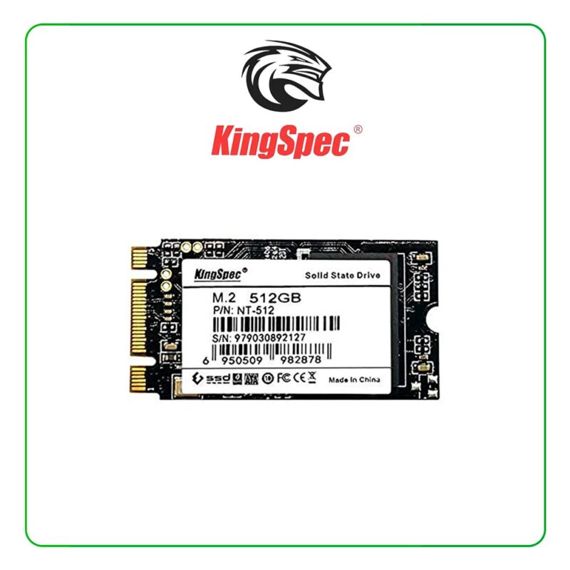 SSD KINGSPEC 512GB M.2 2242 SATA III 6 GBPS - ‎NT-512 2242