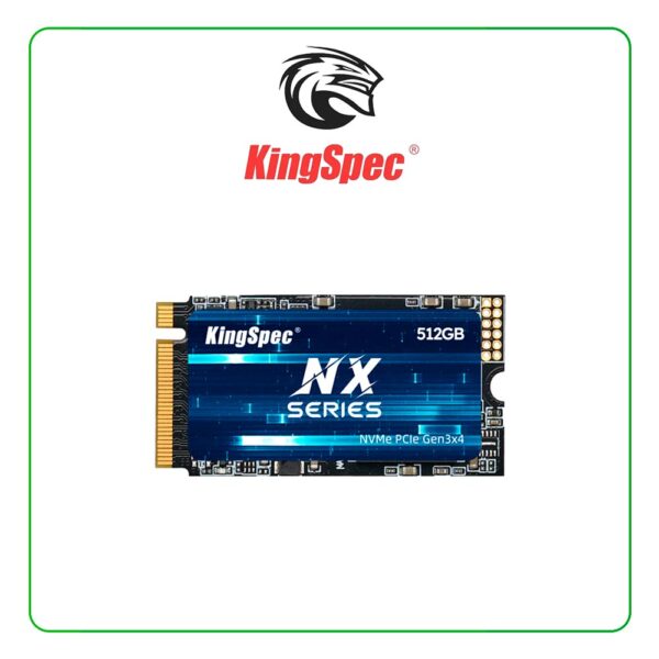 KINGSPEC 512GB SSD NVMe M.2 2242 PCIe Gen3.0x4 - ‎NX-512