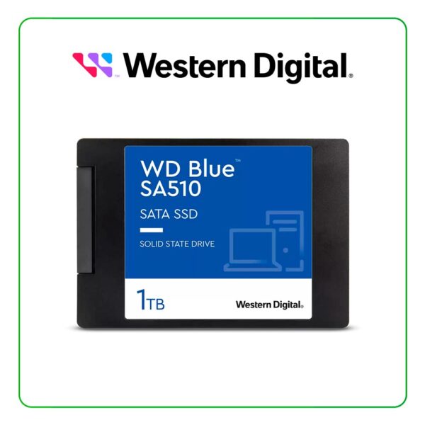 SSD WESTERN DIGITAL BLUE SA510, 1TB, SATA 6GB/S, 2.5", 7MM - WDS100T3B0A