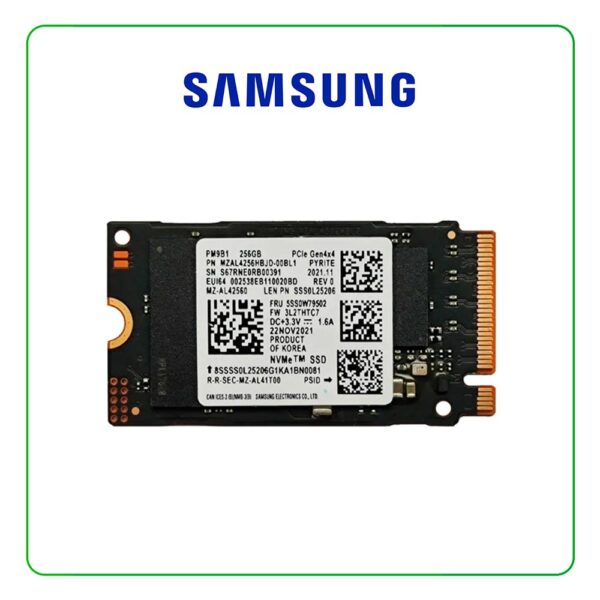 SSD SAMSUNG 256GB M.2 PCI-e GEN 4X4 NVME 2242 - ‎MZ-AL42560