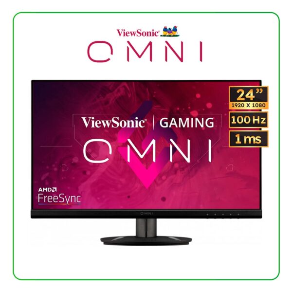 Monitor Gamer VIEWSONIC OMNI VX2416 24" FHD 1920 x 1080, 100Hz, PANEL IPS, 1MS, AMD FreeSync™, HDMI/DP