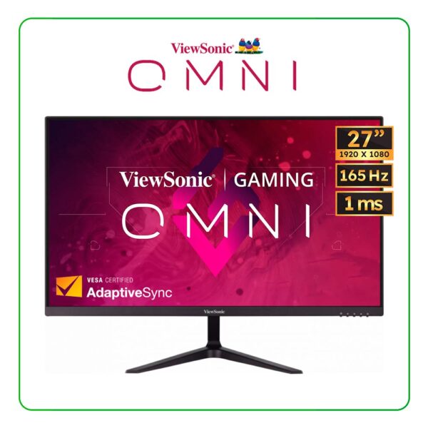 Monitor Gamer ViewSonic OMNI VX2718-P 27" FHD 1920 x 1080, LED, 165Hz, PANEL VA, 1MS, Adaptive Sync, HDMI/DP