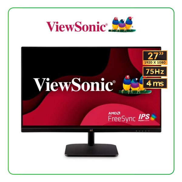 Monitor VIEWSONIC VA2735-H 27" FHD 1920 x 1080, 75Hz, PANEL IPS, 4MS, AMD FreeSync™, HDMI/VGA
