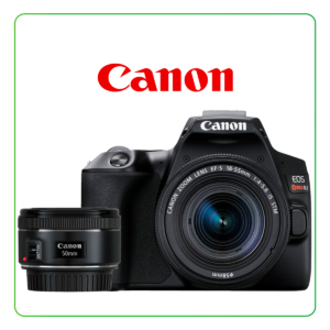 CAMARA CANON EOS REBEL SL3 (FOGCAV3453C002AASLC65) | WI-FI | BLUETOOTH | ISO 100-25600 | EF-S 18-55MM IS STM | 24.1MPX