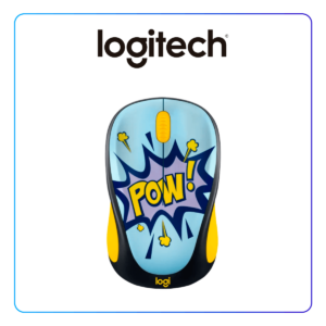MOUSE LOGITECH M317C WIRELESS POW YELLOW/BLACK (910-006122)