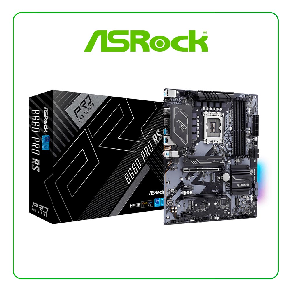 PLACA ASROCK B660 PRO RS LGA-1700 ( 90-MXBHV0-A0UAYZ ) – SAHUA Perú