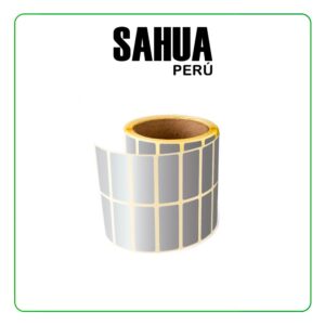 ROLLO DE 4,000 ETIQ DE POLYESTER 2" X 1" A 2 COLUMNAS (1500325)