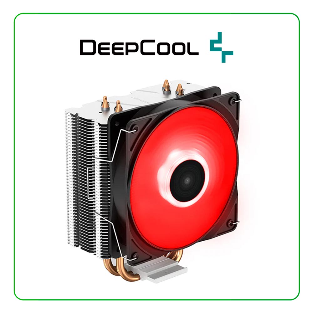 COOLER DE PROCESADOR DEEPCOOL GAMMAXX 400 V2 LED-RED ( DP-MCH4-GMX400V2-RD ) - Imagen 2