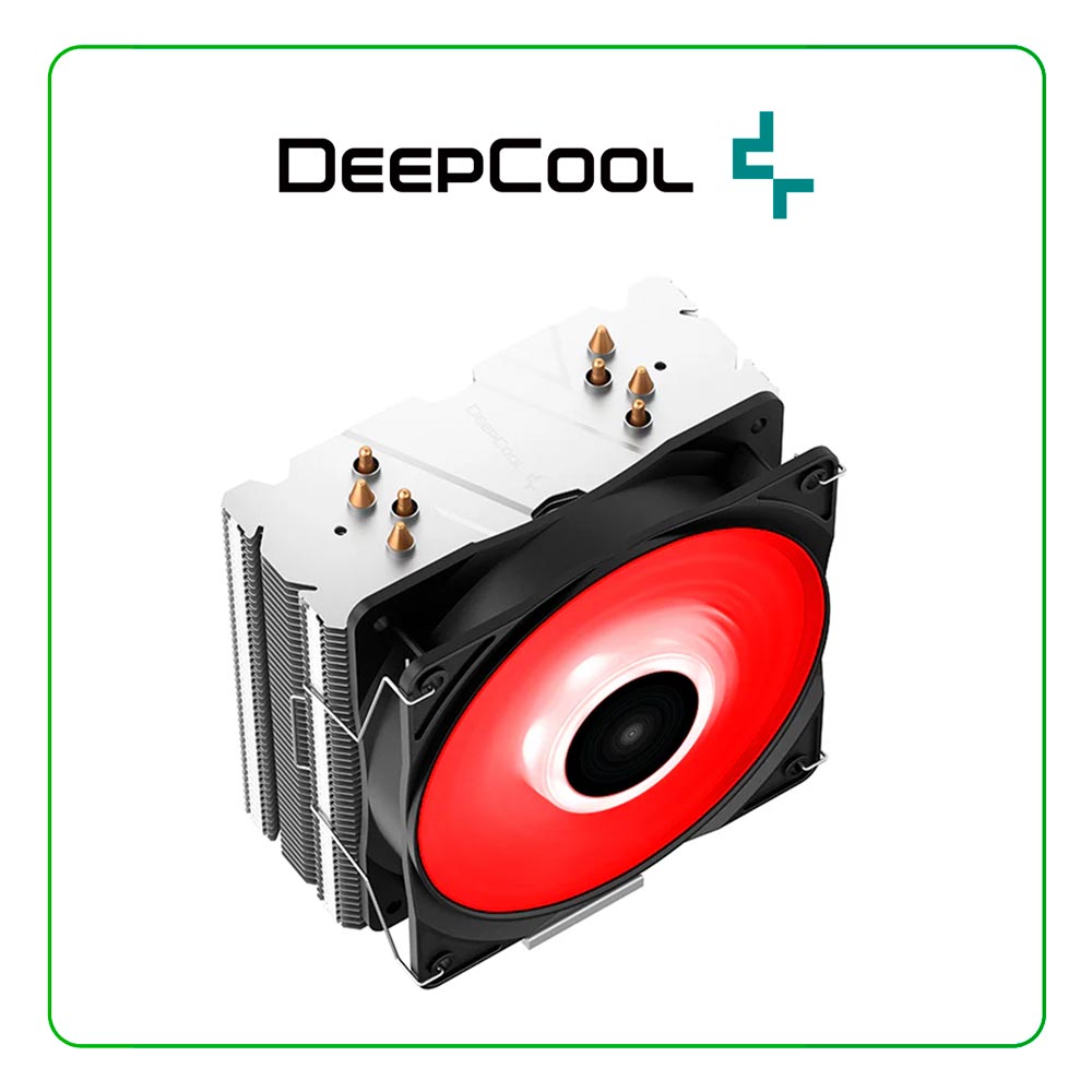COOLER DE PROCESADOR DEEPCOOL GAMMAXX 400 V2 LED-RED ( DP-MCH4-GMX400V2-RD ) - Imagen 3