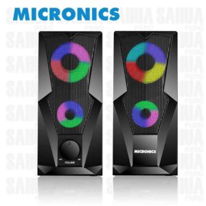 PARLANTE MICRONICS CONCORDE MIC S308 2.0 / RGB-LED / 2.5W *2 / USB ( MIC-S308 )