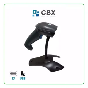 CBX I-1915 LECTOR CÓDIGO DE BARRAS / 1D / Autosensing / USB / STAND / BLACK (90102516)