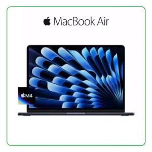 APPLE MACBOOK AIR 13 CHIP M4 / 16GB RAM / 256GB SSD / 13.6″ (2560 X 1664) / MACOS  / MIDNIGHT - MW123LL/A (215082501)