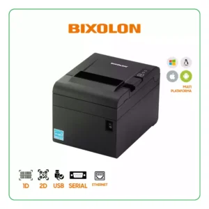 BIXOLON SRP-E300 IMPRESORA TICKETERA TÉRMICA / 220 MM/SEG / CORTADOR AUTOMÁTICO / USB, SERIAL, ETHERNET / BLACK / INC FUENTE (90102517)