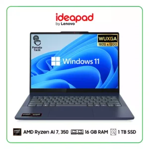 LAPTOP LENOVO IDEAPAD 5 14AKP10 83KT001YUS AMD RYZEN AI 7, 350 / 16GB RAM / 1TB SSD / 14” WUXGA (1920 X 1200) TOUCHSCREEN / AMD RADEON GRAPHICS / WINDOWS 11