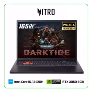 LAPTOP ACER NITRO LITE 16 NL16-71G-52K7 INTEL CORE I5, 13420H / 8GB RAM / 512GB SSD / 16” WUXGA (1920 X 1200) 165HZ, IPS / NVIDIA RTX 3050 6GB / WINDOWS 11 HOME