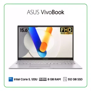 LAPTOP ASUS VIVOBOOK 15 X1504VA-NJ686W INTEL CORE 5 120U / 8GB RAM / 512GB SSD / 15.6” FHD (1920 X 1080) / INTEL GRAPHICS / WINDOWS 11 HOME (20072522)