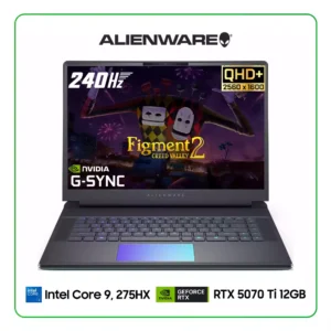 LAPTOP DELL ALIENWARE 16 AREA 51 MG3CY INTEL CORE 9, 275HX / 32GB RAM / 2TB SSD / 16” QHD+ (2560 X 1600) 240Hz / NVIDIA RTX 5070 Ti 12GB / WINDOWS 11 HOME