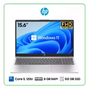 LAPTOP HP 15-FD0254LA B9TX2LA#ABM-U INTEL CORE 5, 120U / 8GB RAM / 512GB SSD / 15.6” FHD (1920 X 1080) / INTEL GRAPHICS / WINDOWS 11 HOME
