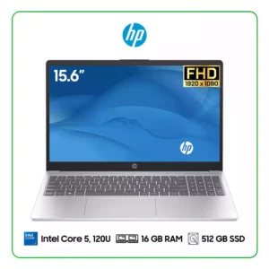 LAPTOP HP 15-FD0260LA B9TX9LA INTEL CORE 5, 120U / 16GB RAM / 512GB SSD / 15.6" FHD (1920 X 1080) / INTEL IRIS XE GRAPHICS / FREEDOS (20122501)
