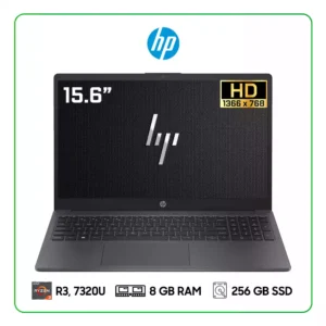 LAPTOP HP 255 G10 A9BS1LT AMD RYZEN 3, 7320U / 8GB RAM / 256GB SSD / 15.6” HD (1366x768) / AMD RADEON GRAPHICS / FREEDOS
