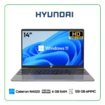 NOTEBOOK HYUNDAI HYBOOK INTEL CELERON N4020 / 4GB RAM / 128GB EMMC / 14" HD (1366x768) / INTEL UHD GRAPHICS / WINDOWS 11 S MODE
