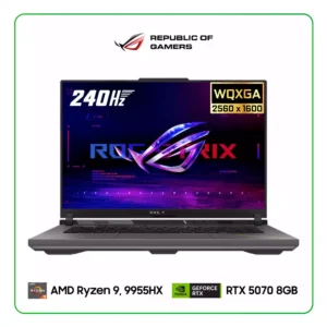 LAPTOP ASUS ROG STRIX G16 G614FP DS96 AMD RYZEN 9, 9955HX / 32GB RAM / 1TB SSD / 16” WQXGA, 240HZ / NVIDIA RTX 5070 8GB / WINDOWS 11