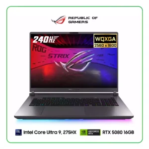 LAPTOP ASUS ROG STRIX G18 G815LW G18.U95080 INTEL CORE ULTRA 9, 275HX / 32GB RAM / 2TB SSD / 18” WQXGA, 240HZ / NVIDIA RTX 5080 16GB / WINDOWS 11 PRO