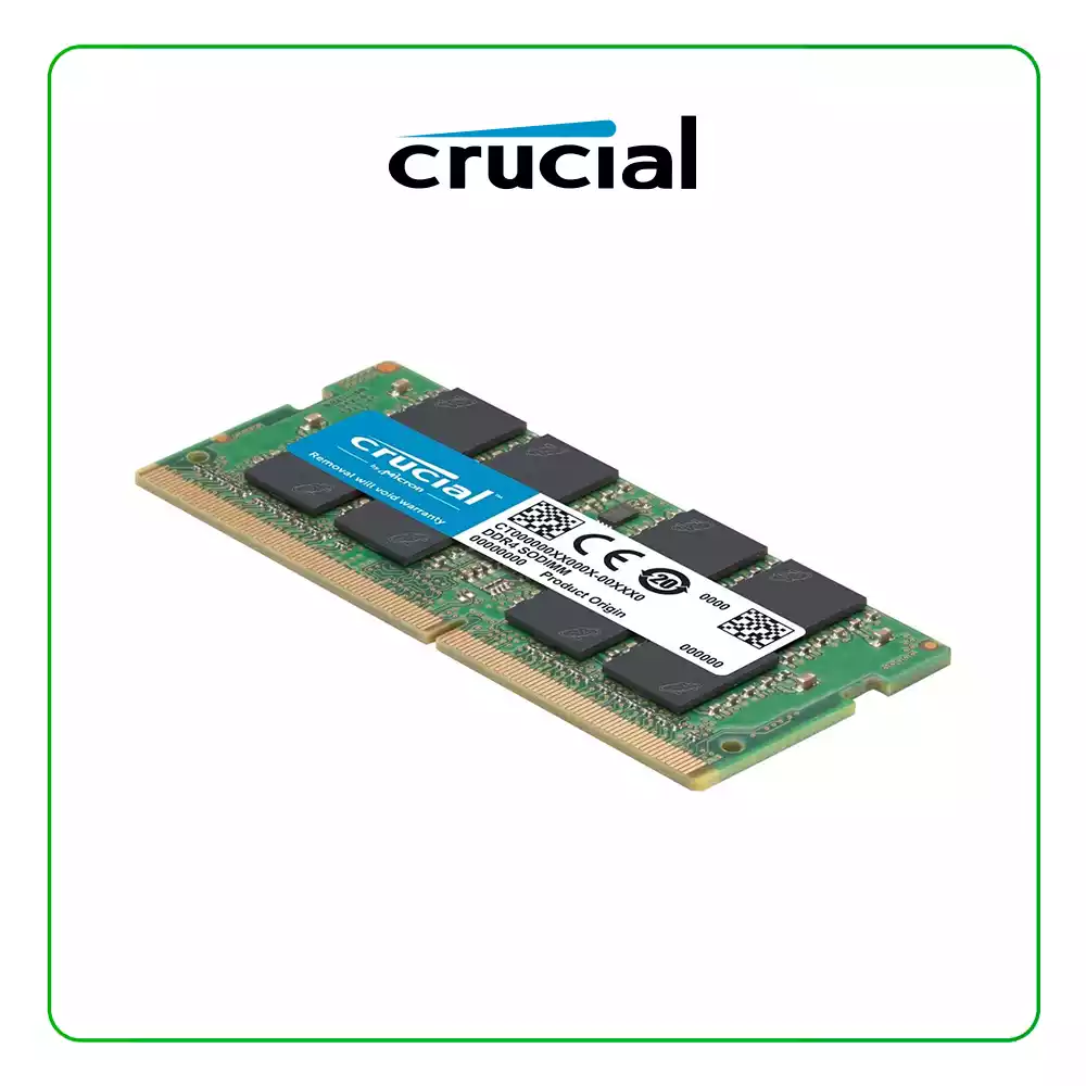 Crucial Memoria RAM de 8 GB (DDR4, 2400 MT/s, PC4-19200, Dual Rank x 8, SODIMM, 260-Pin) CT8G4SFD824A