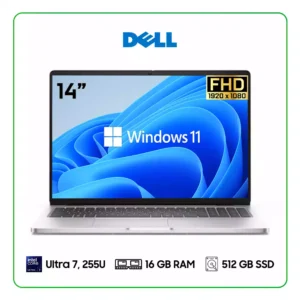 LAPTOP DELL PRO 14 INTEL CORE ULTRA 7, 225U / 16GB RAM / 512GB SSD / 14” FHD / WINDOWS 11 PRO