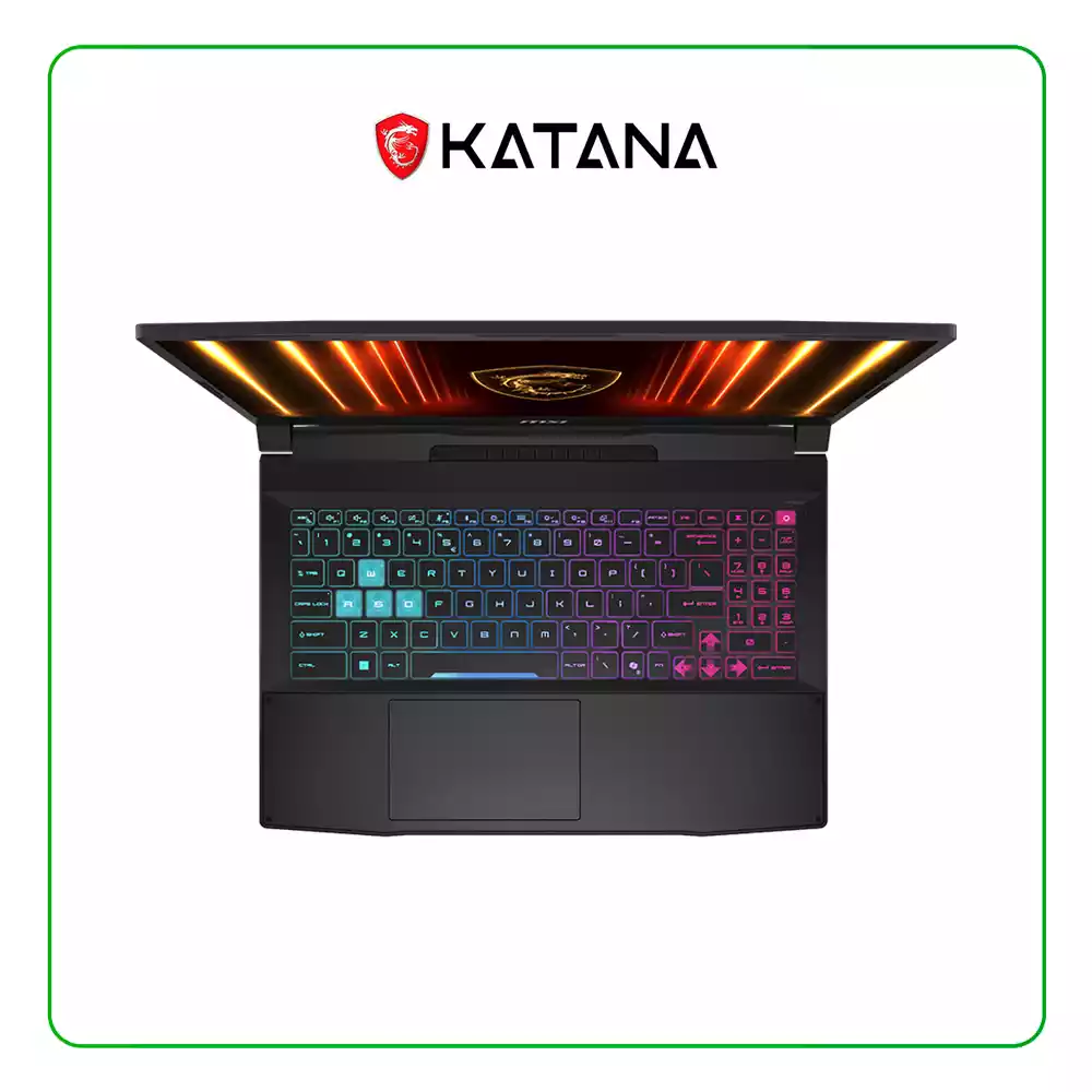 LAPTOP MSI KATANA 15 B14WEK-001US INTEL CORE i7, 14650HX / 16GB RAM / 512GB SSD / 15.6” FHD (1920 X 1080), 144Hz / NVIDIA RTX 5050 8GB / WINDOWS 11